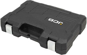 JCB Dopsleutel- en Bitset 108-delig – 1/4″ en 3/8″, Cr-V, in Tas