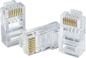 Dahua RJ45 UTP Connectoren Cat5e – 100 Stuks