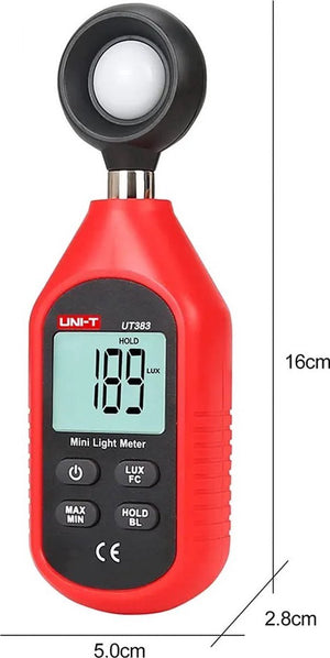 UNI-T Digitale Luxmeter tot 200.000 Lux – met LCD Verlichting