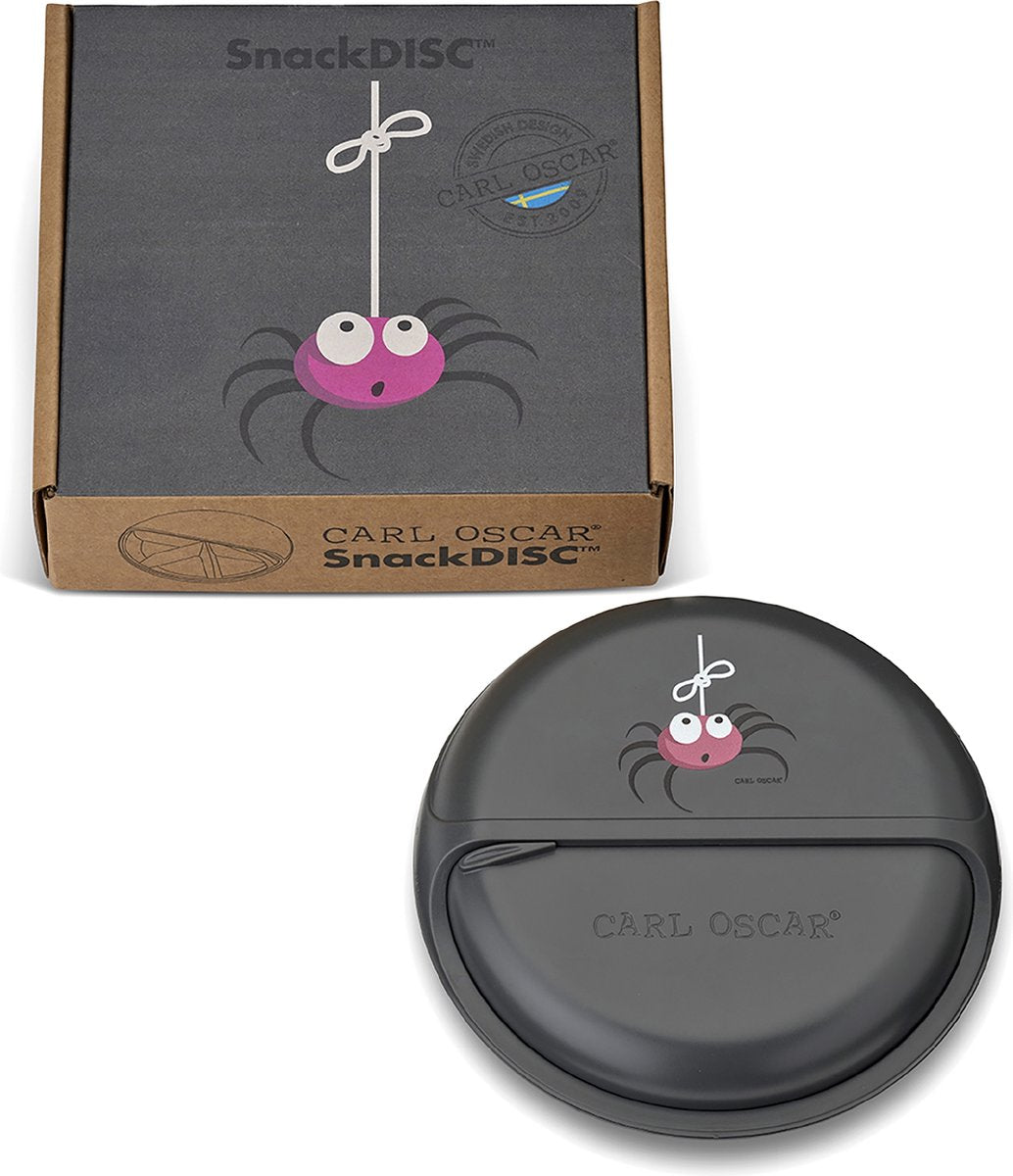 Carl Oscar SnackDisc Snackbox Ø 15 cm – 5 Vakken met Draaideksel