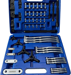 Hawek Poelietrekker Set 72-delig – 2- en 3-Arms, 75 tot 200 mm