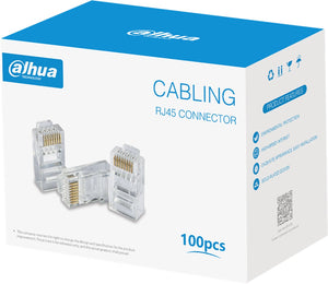 Dahua RJ45 UTP Connectoren Cat5e – 100 Stuks