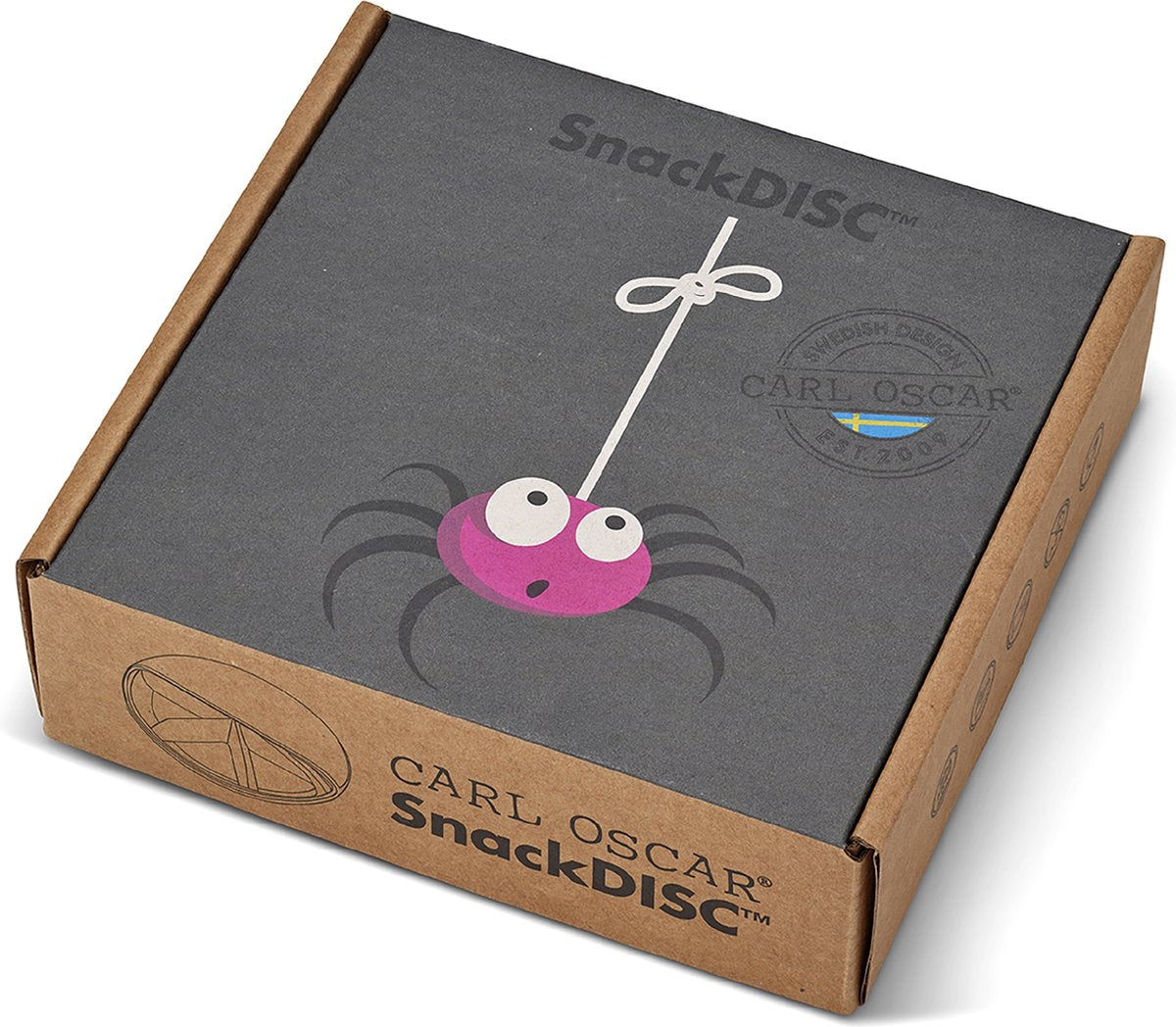 Carl Oscar SnackDisc Snackbox Ø 15 cm – 5 Vakken met Draaideksel