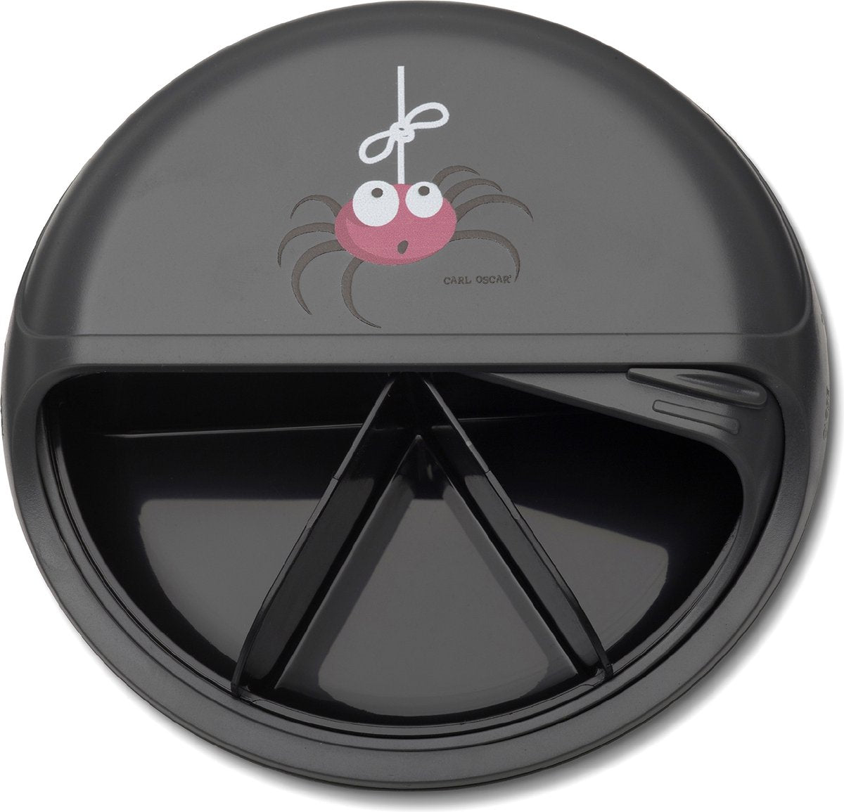Carl Oscar SnackDisc Snackbox Ø 15 cm – 5 Vakken met Draaideksel