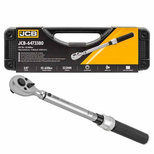 JCB Mechanische Momentsleutel 3/8″ 10–60 Nm – Klikmodel