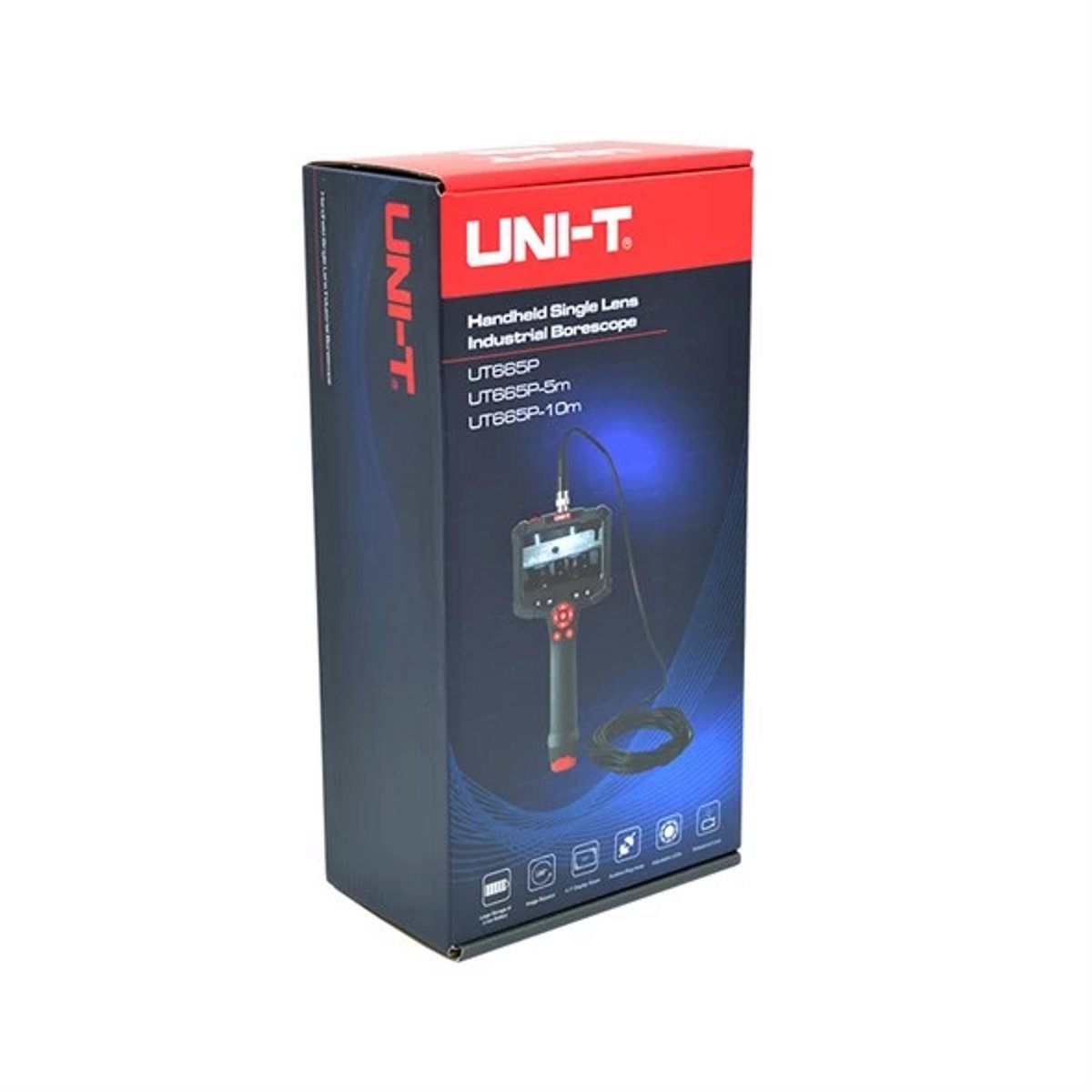 UNI-T Industriële Endoscoop 1 m – 4,3″ HD Scherm, IP67 Sonde