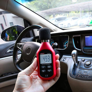UNI-T Decibelmeter 30–130 dB – Geluidsmeter met Condensatormicrofoon