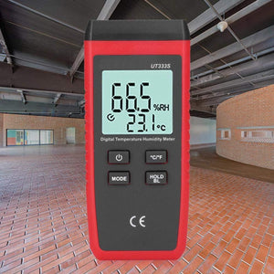 Digitale Temperatuur- en Vochtigheidsmeter met Intrekbare Kabel