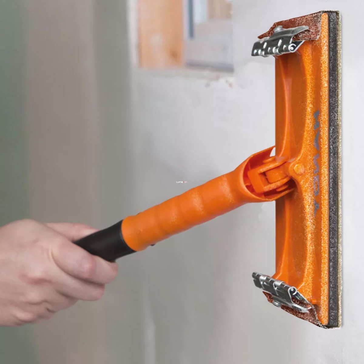Handy Telescoopsteel 112–200 cm + Schuurblok 210 × 105 mm – Set