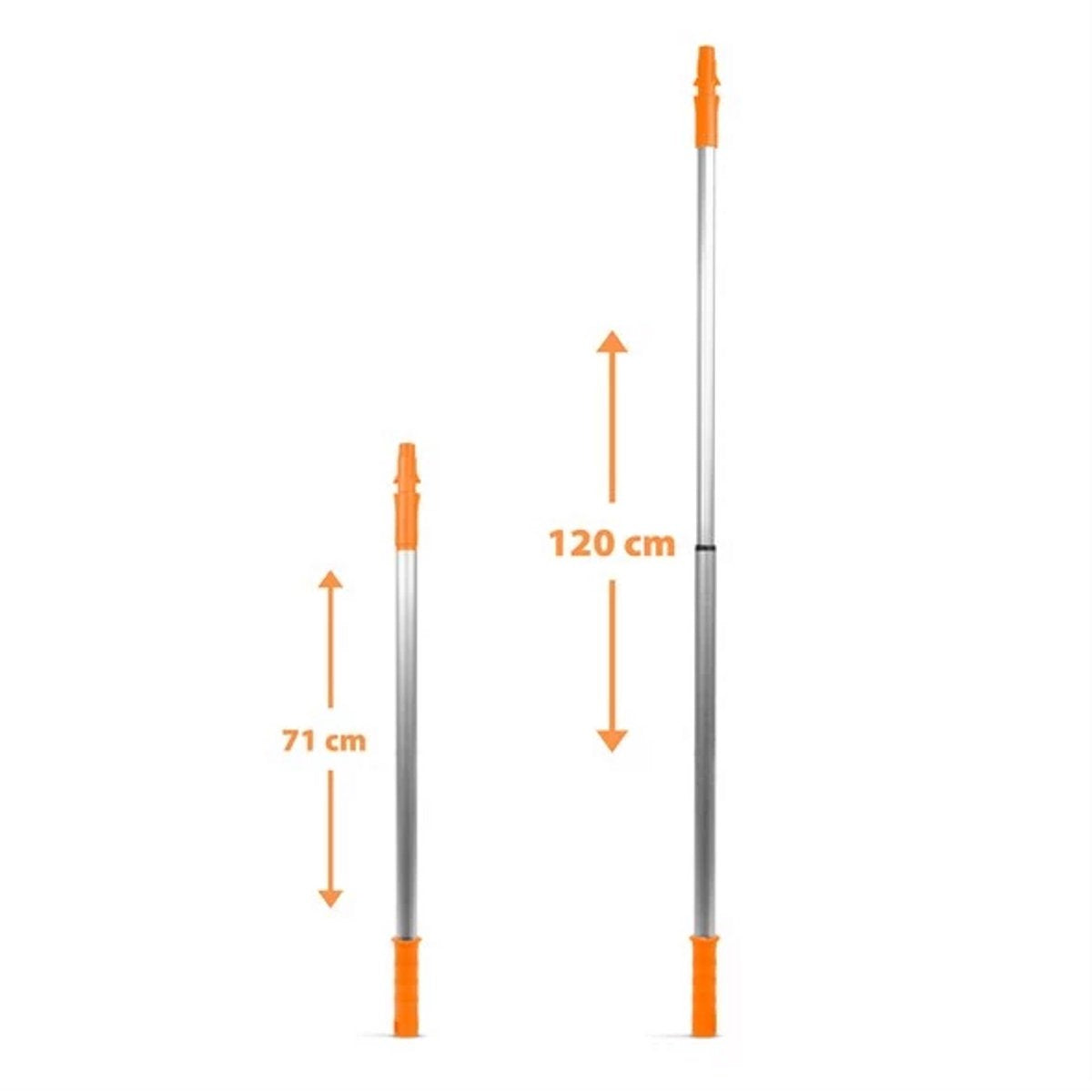 Handy Telescoopsteel 112–200 cm + Schuurblok 210 × 105 mm – Set