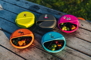 Carl Oscar SnackDisc Snackbox Ø 15 cm – 5 Vakken met Draaideksel