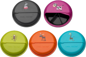 Carl Oscar SnackDisc Snackbox Ø 15 cm – 5 Vakken met Draaideksel