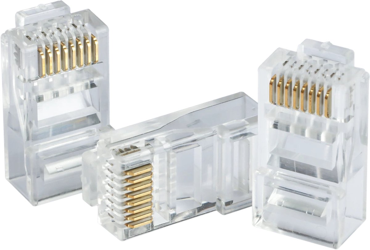 Dahua RJ45 UTP Connectoren Cat5e – 100 Stuks