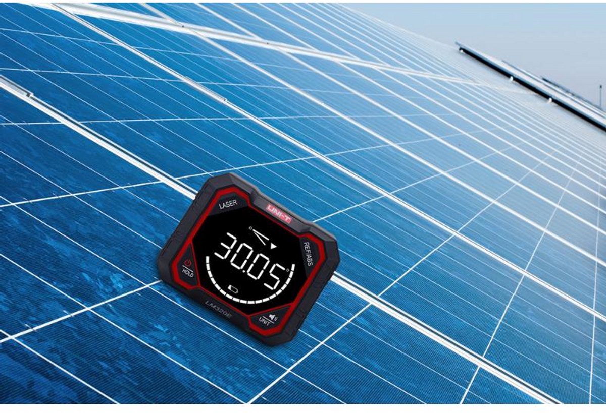 UNI-T Digitale Hellingmeter – Magnetisch, 4 × 90° en ±0,2°