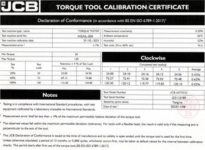 JCB Mechanische Momentsleutel 1/2″ 40–220 Nm – Gekalibreerd