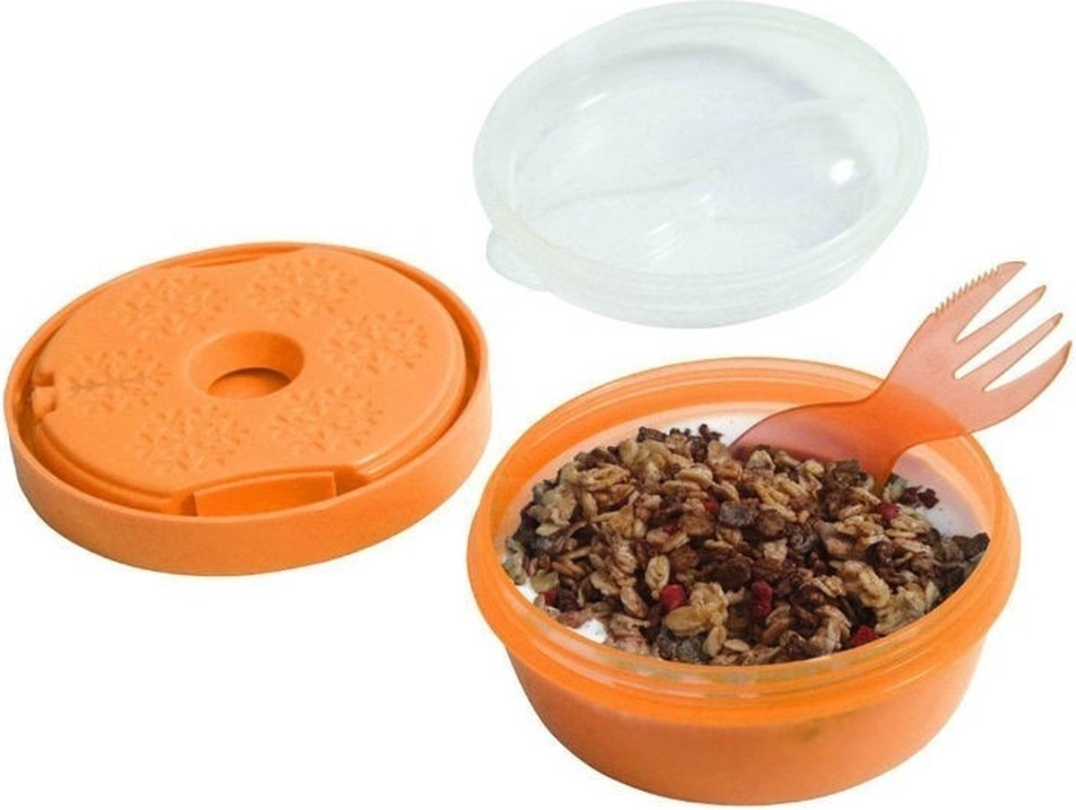 Carl Oscar N’ice Cup Snackbakje met Koelelement 0,3 L Oranje