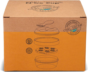 Carl Oscar N’ice Cup Snackbakje met Koelelement 0,3 L Oranje