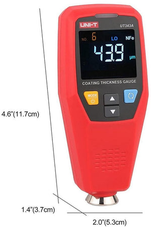 UNI-T Laagdiktemeter 0–1750 µm – Lakdiktemeter voor Auto
