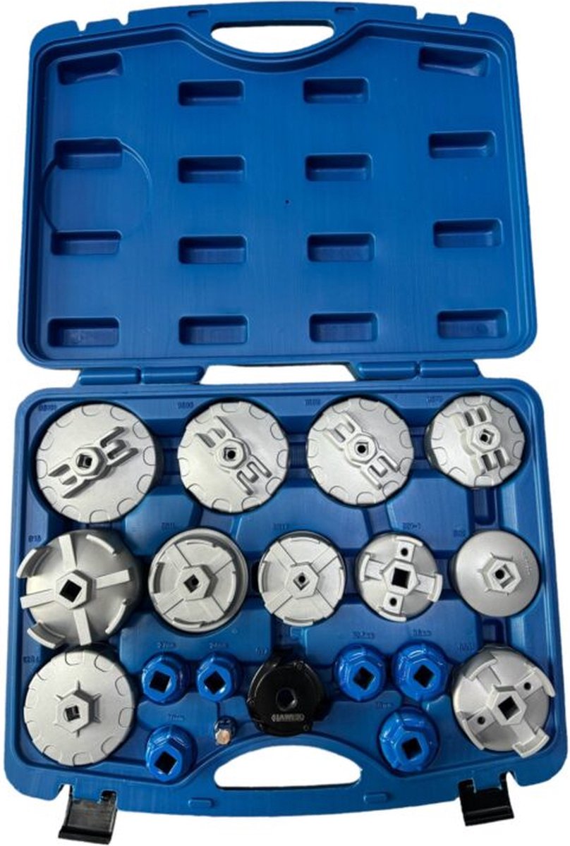 Hawek Oliefilter Doppenset 19-delig – voor Benzine en Diesel