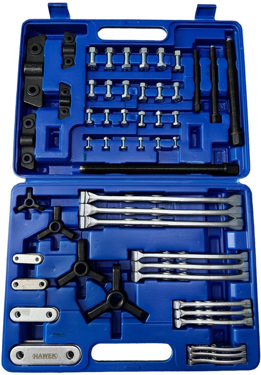 Hawek Poelietrekker Set 72-delig – 2- en 3-Arms, 75 tot 200 mm