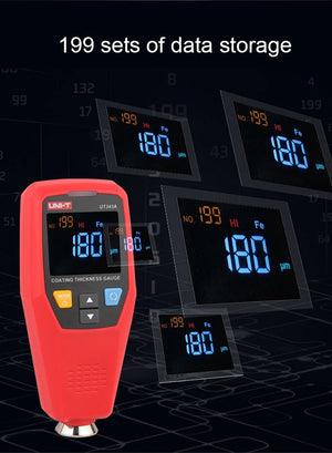 UNI-T Laagdiktemeter 0–1750 µm – Lakdiktemeter voor Auto