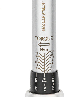 JCB Mechanische Momentsleutel 1/4″ 1–25 Nm – Klikmodel