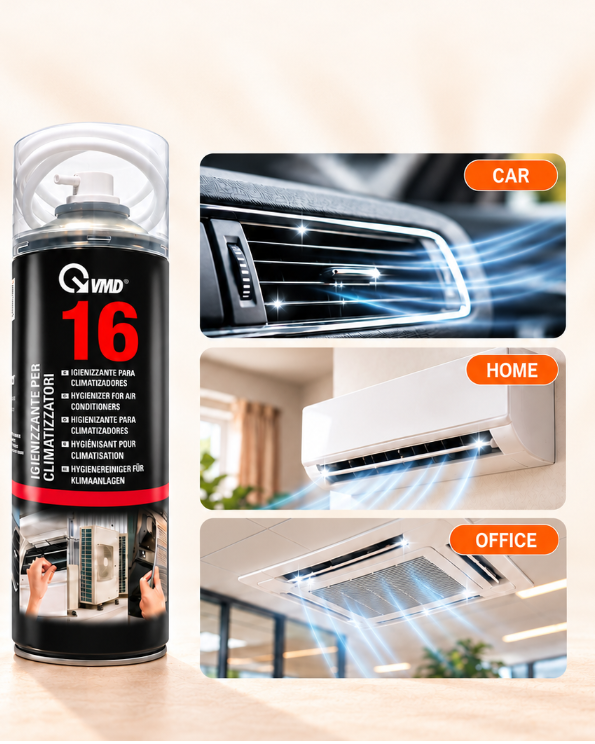 VMD Airco Reiniger Spray 400 ml – Tegen Geur en Bacteriën